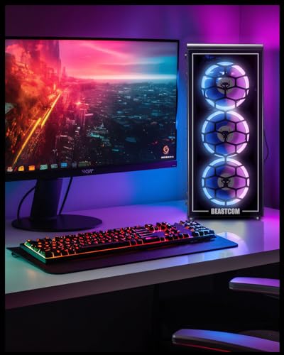 Q5 Pro Gaming PC | AMD Ryzen 7 8700F 6X 5GHz 16 Threads | NVIDIA RTX 5060 Ti 8GB | 32GB RAM | 1TB NVMe SSD | WiFi 5 | Windows 11 Pro