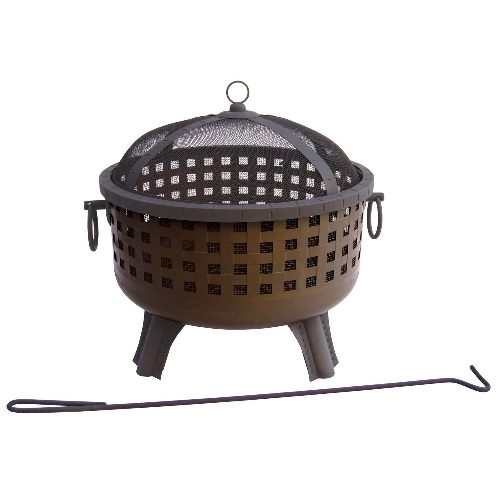 Landmann Garden Lights Savannah Antique Bronze Fire Pit