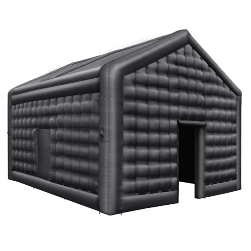 VEVOR Inflatable Nightclub, 26.2 x 19.7 x 13.1 Ft, Blow up Party Tent with Disco Lights & 1100W Blower, Large Inflatable Night Club Tent for Adults