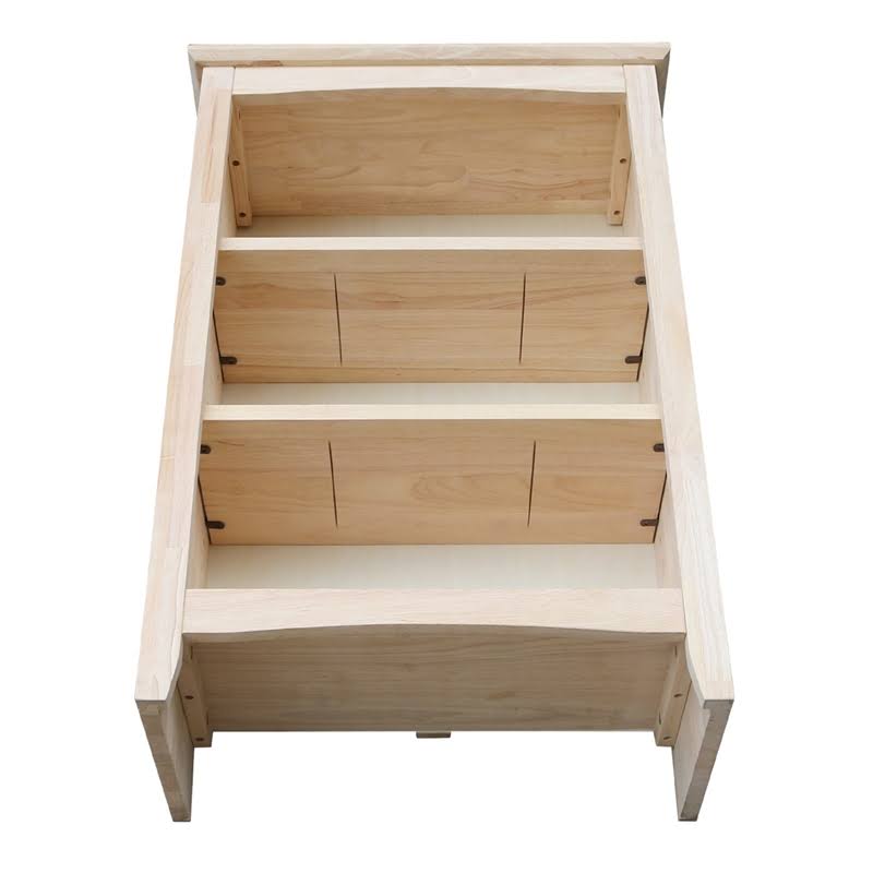 Bowery Hill 36x22 Wood Shaker Bookcase in Natural