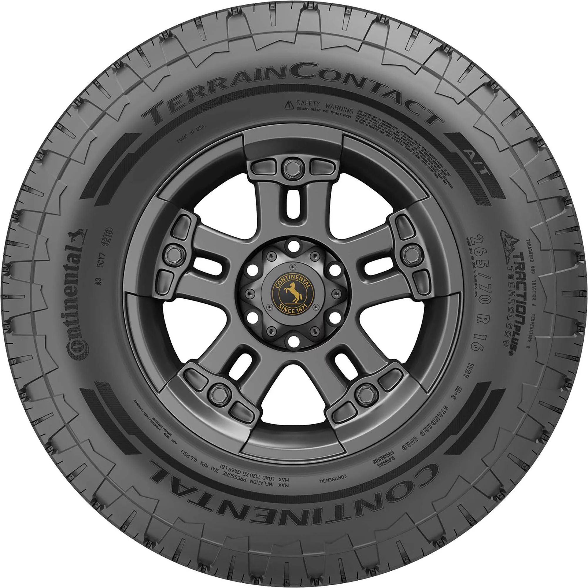 Continental TerrainContact A/T All Terrain LT275/65R20 126/123S E Light Truck Tire