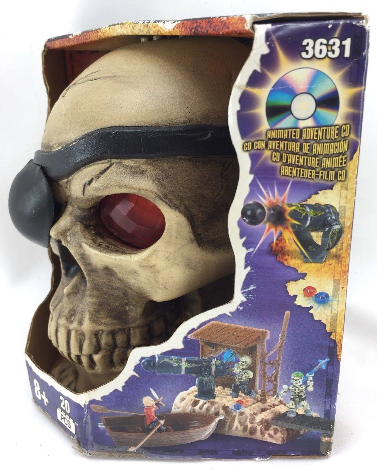 Mega Bloks Pyrates Skull Cave Maroon Gally Pirates