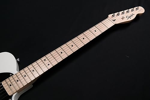 Squire Sonic Esquire Electric Guitar, Arctic White, Maple Fingerboard