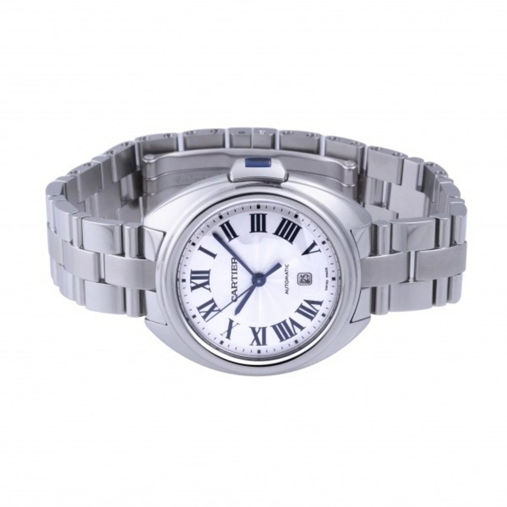 Pre-Owned Cartier Cle de WSCL0005 silver dial used watch ladies (Good)