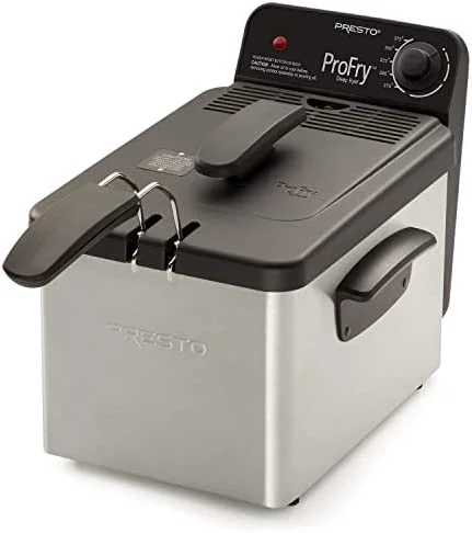 National Presto 05461 Stainless Steel Pro Fry Immersion Element Deep Fryer,Silver