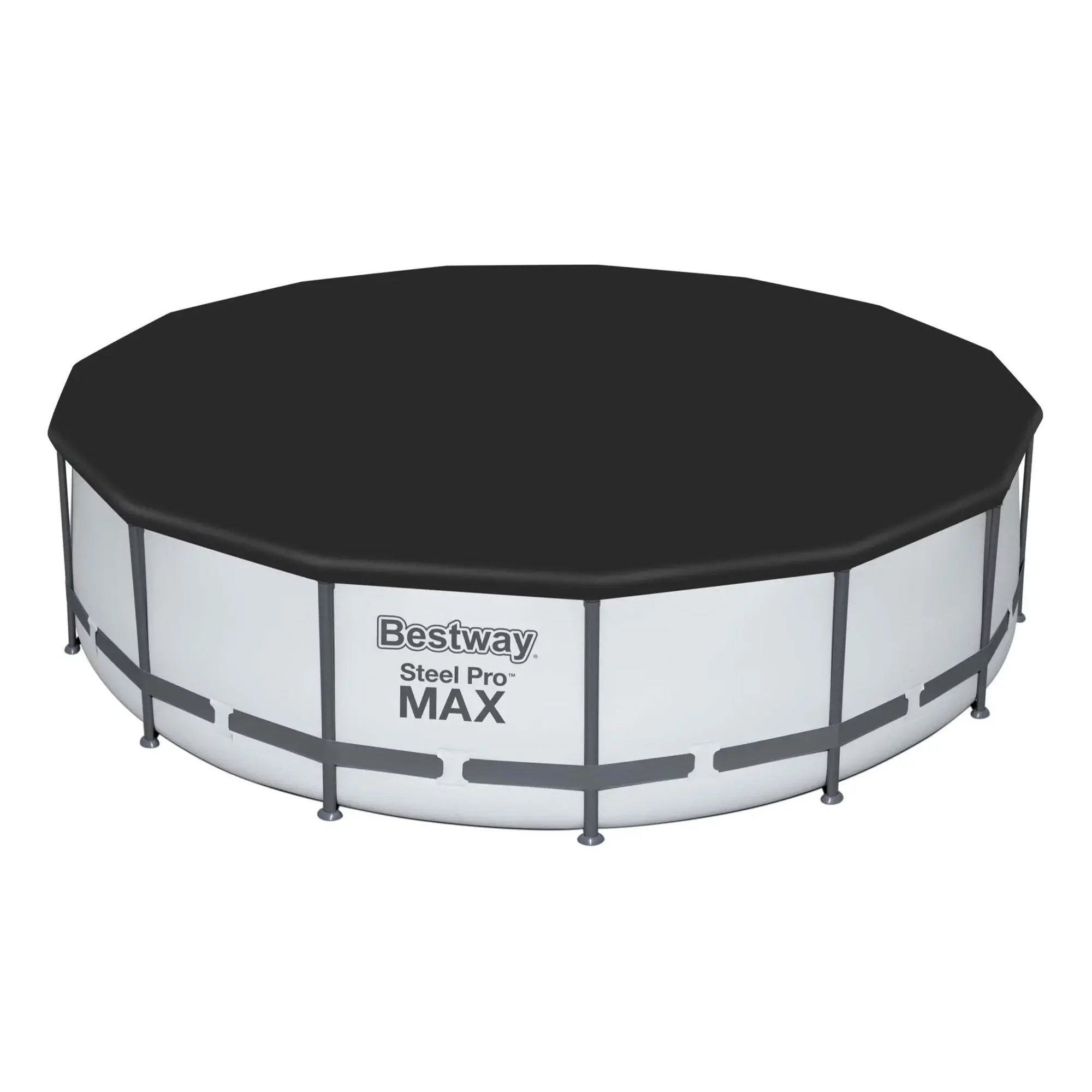 Bestway Steel Pro Max 15'x42 Round Frame Above Ground Pool w/ Filter Pump(Used)