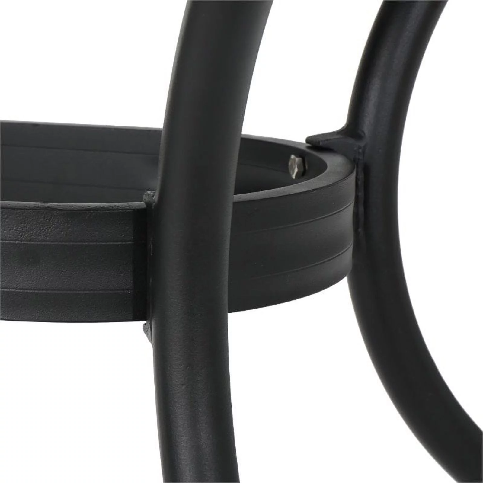 Noble House Cayman 68" Cast Aluminum Patio Dining Table in Black Sand