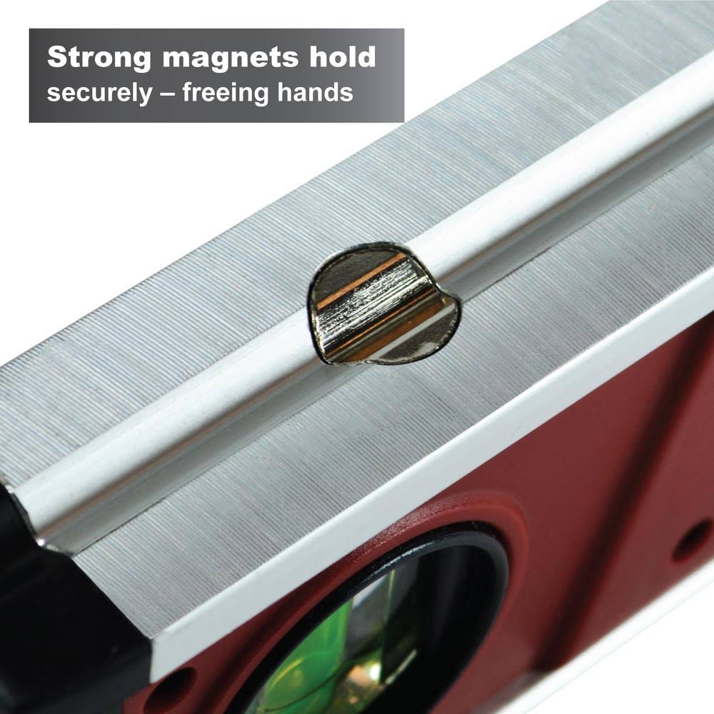 Calculated Industries 7210 AccuMASTER Pro Digital Torpedo Level and Protractor | 10 inch | Neodymium Magnets | Bright LED Displa
