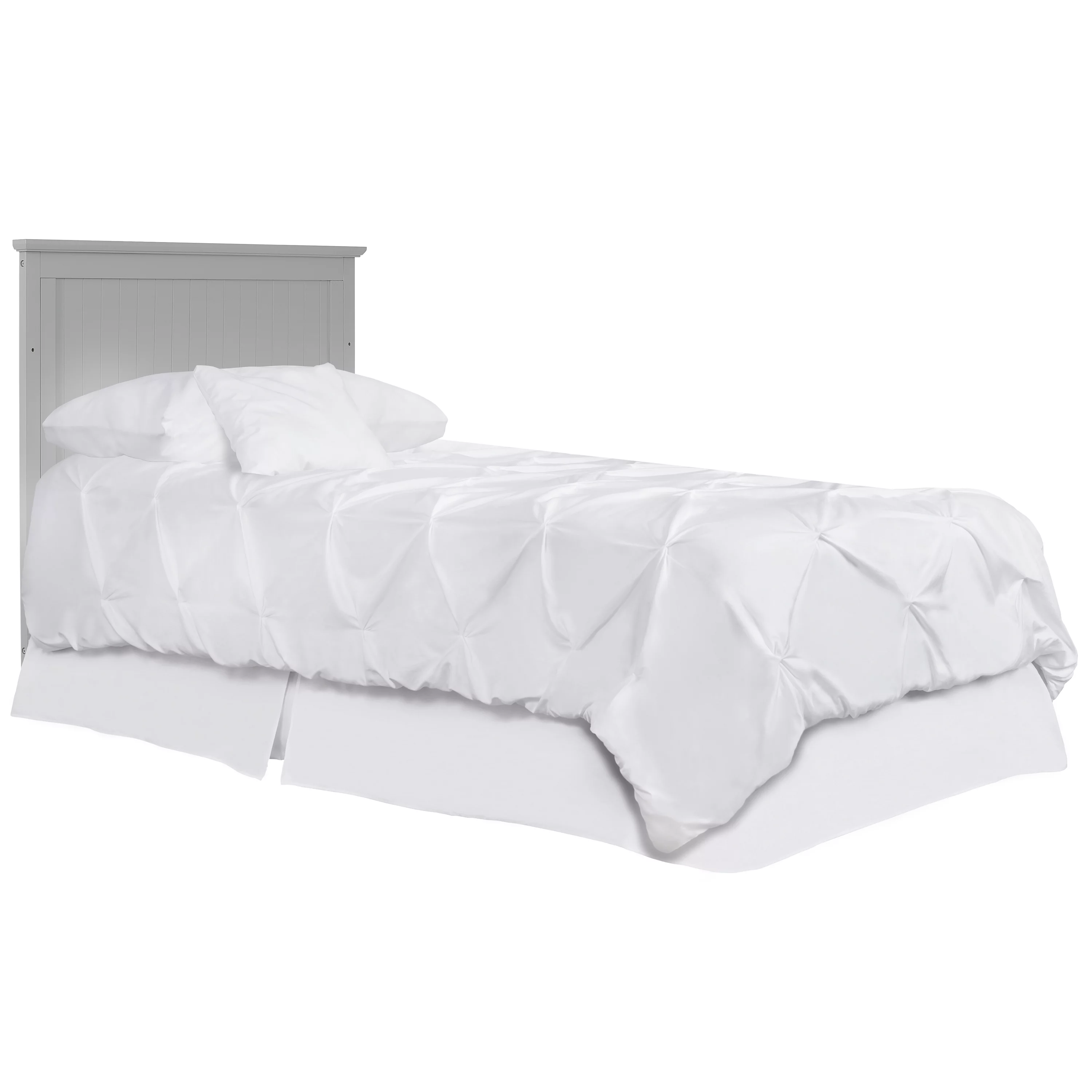 Dream On Me Ava 4-in-1 Convertible Mini Crib, Pebble Grey