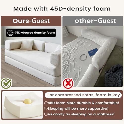 Convertible Sleeper Sofa Bed No Assembly Corduroy Upholstered Green Modular Floor Couch Queen/King Size Foldable Futon with Memory Foam for Apartment