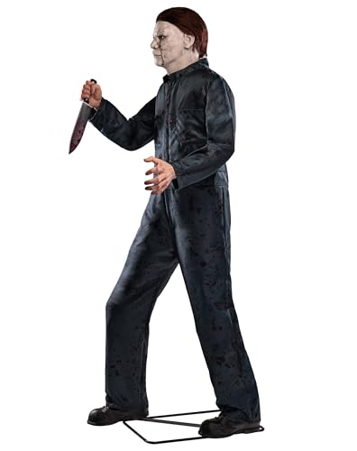 Spirit Halloween 6.3 Ft Michael Myers Animatronic | Officially Licensed | Horror | Decorations | Animated | Halloween D&eacute;cor