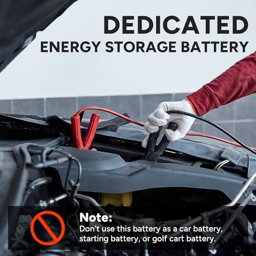 DR.PREPARE 12V 100Ah LiFePO4 Battery (4 Pack), Lithium Batteries in Series/Parallel, 100A BMS, Deep Cycle Lithium Iron Phosphate Battery for RV