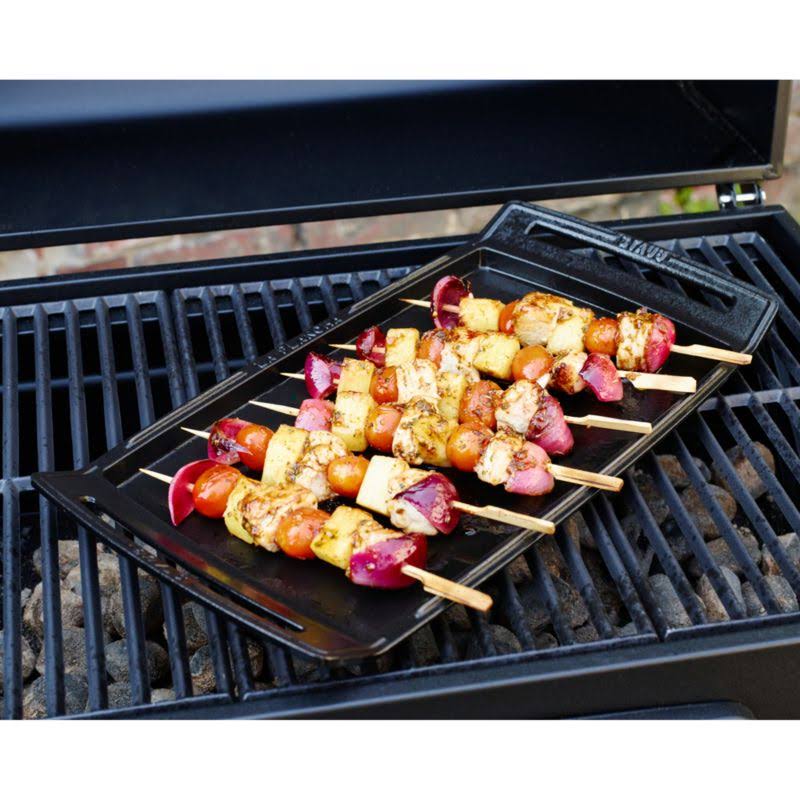 Staub Cast Iron Double Burner Griddle/Plancha