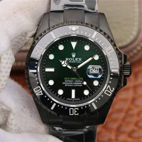 Sea Dweller Full Black Multiple Dial Color Options 43mm
