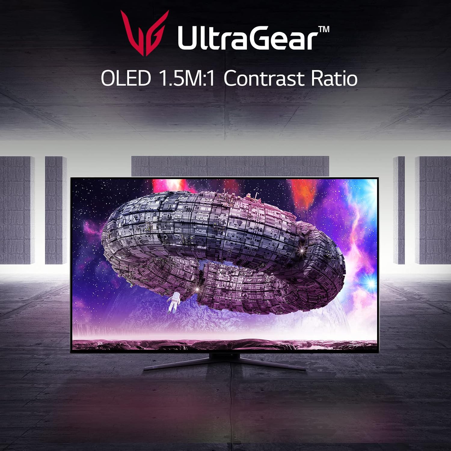 LG 48GQ900-B 48” Ultragear UHD OLED Gaming Monitor with Anti-Glare, 1.5M : 1 Contrast Ratio & DCI-P3 99% (Typ.) with HDR 10