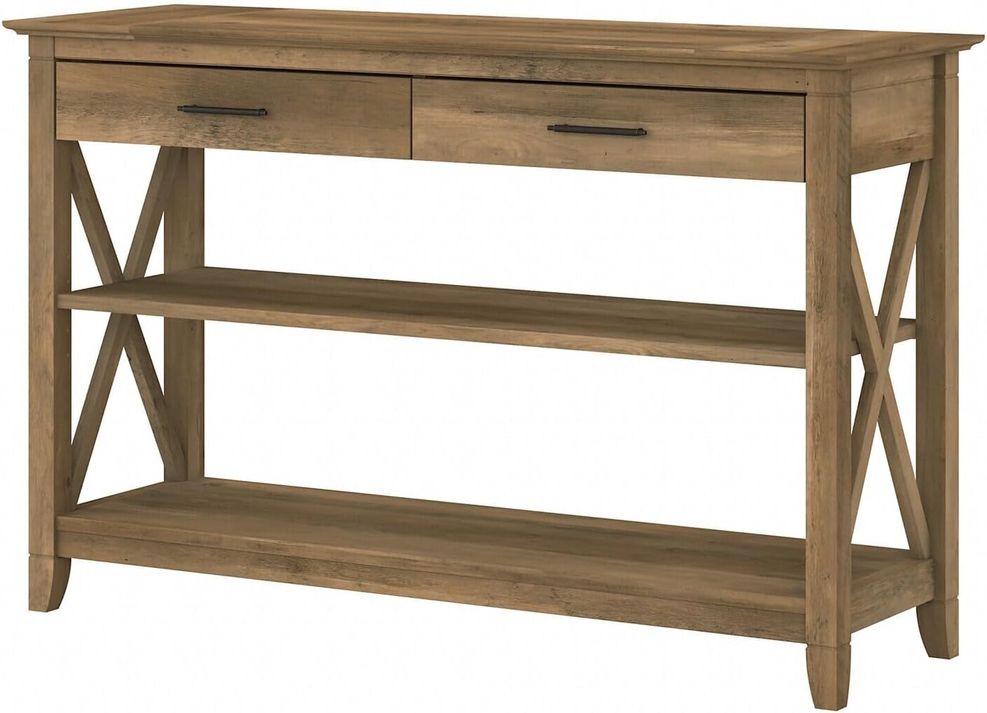Southwestern Sanctuary Console Table with Drawers and Shelves