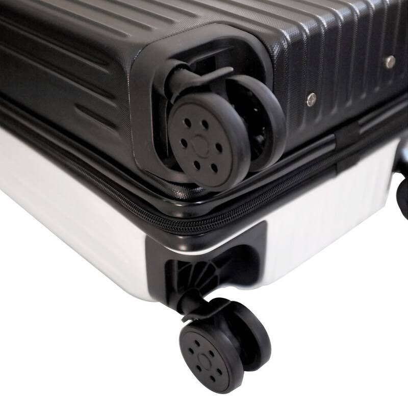 Mojo 21 in. White Dallas Cowboys Premium 2-Toned Carry-On Suitcase