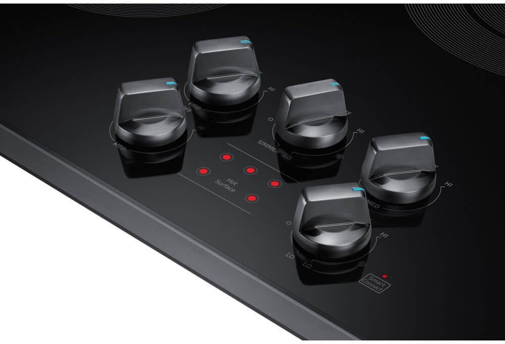 Samsung 30" Black Stainless Steel Electric Smoothtop Stovetop Cooktop NZ30K6330RG