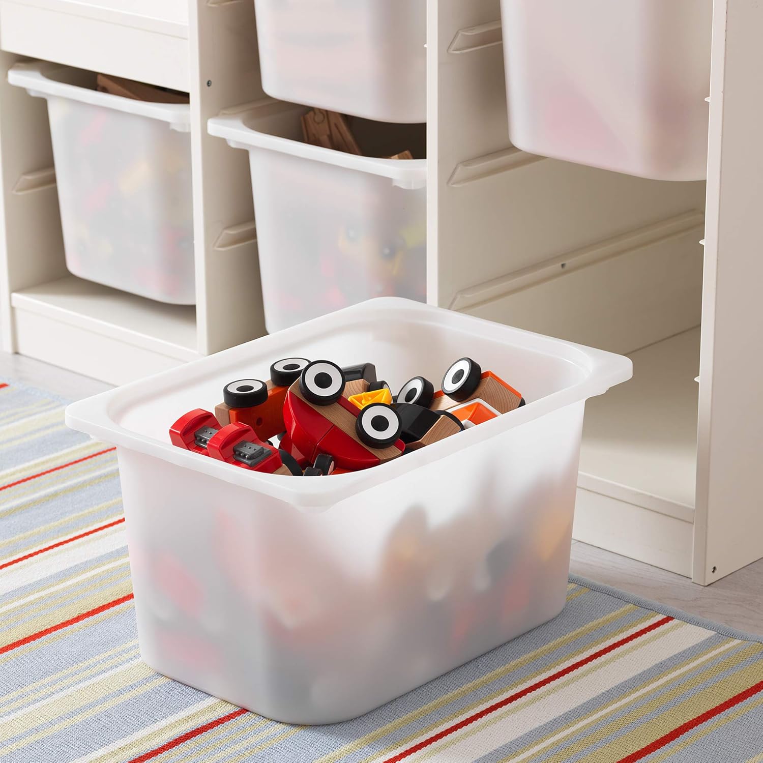 IKEA TROFAST Storage Combination with Boxes, 99x44x94 cm, White