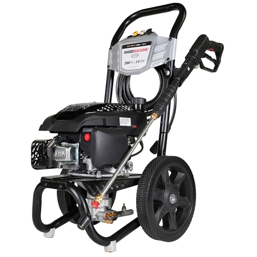 Simpson Cleaning 3400 PSI Gas Pressure Washer, 2.5 GPM Power Washer for Residential Use, CRX Engine, 25-Foot MorFlex Hose, Clean Machine