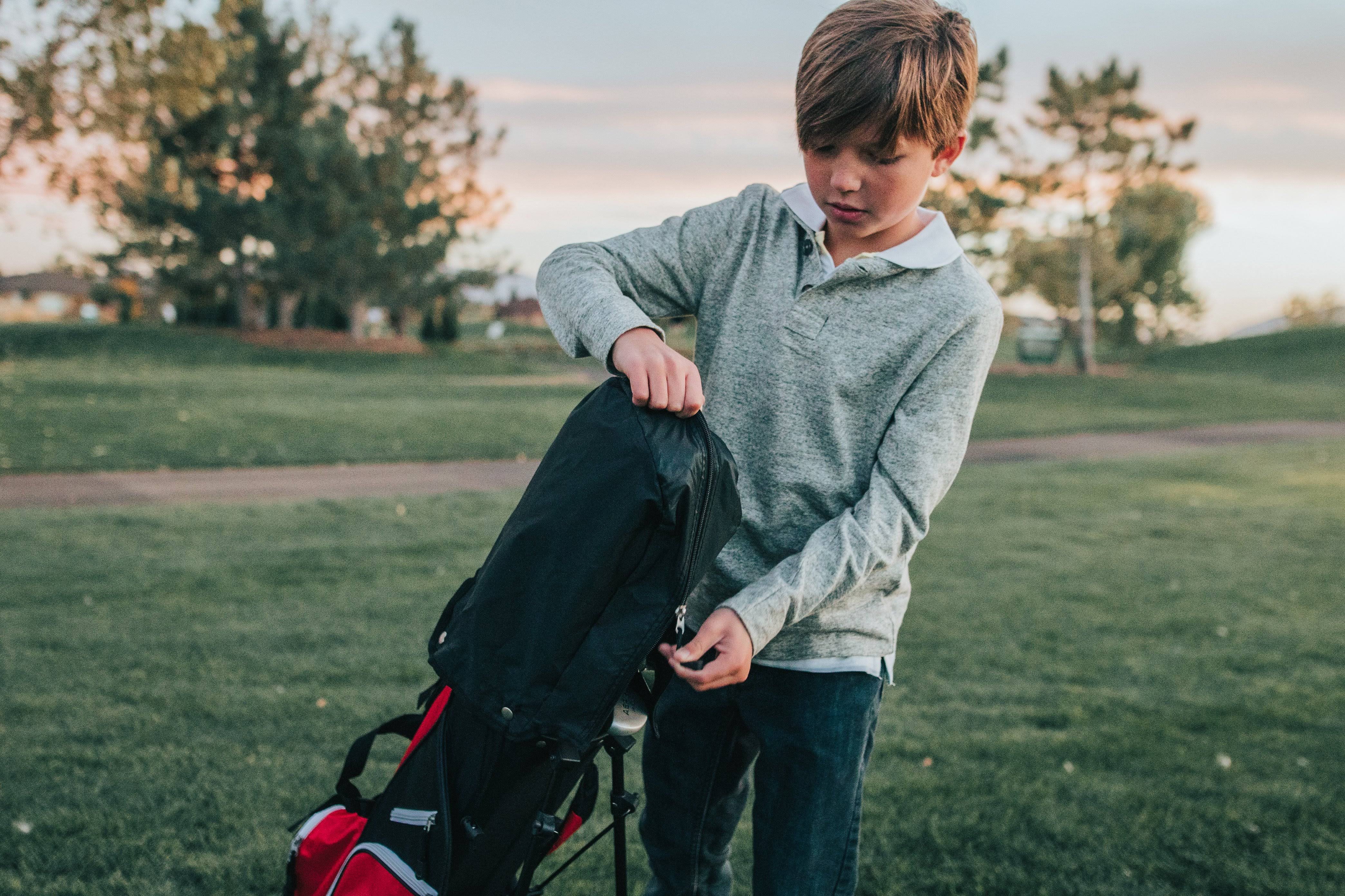 Aspire Junior Plus Premium Golf Club Set for Children, Kids - 5 Age Groups Boys and Girls - Right Hand Pink Ages 5-6