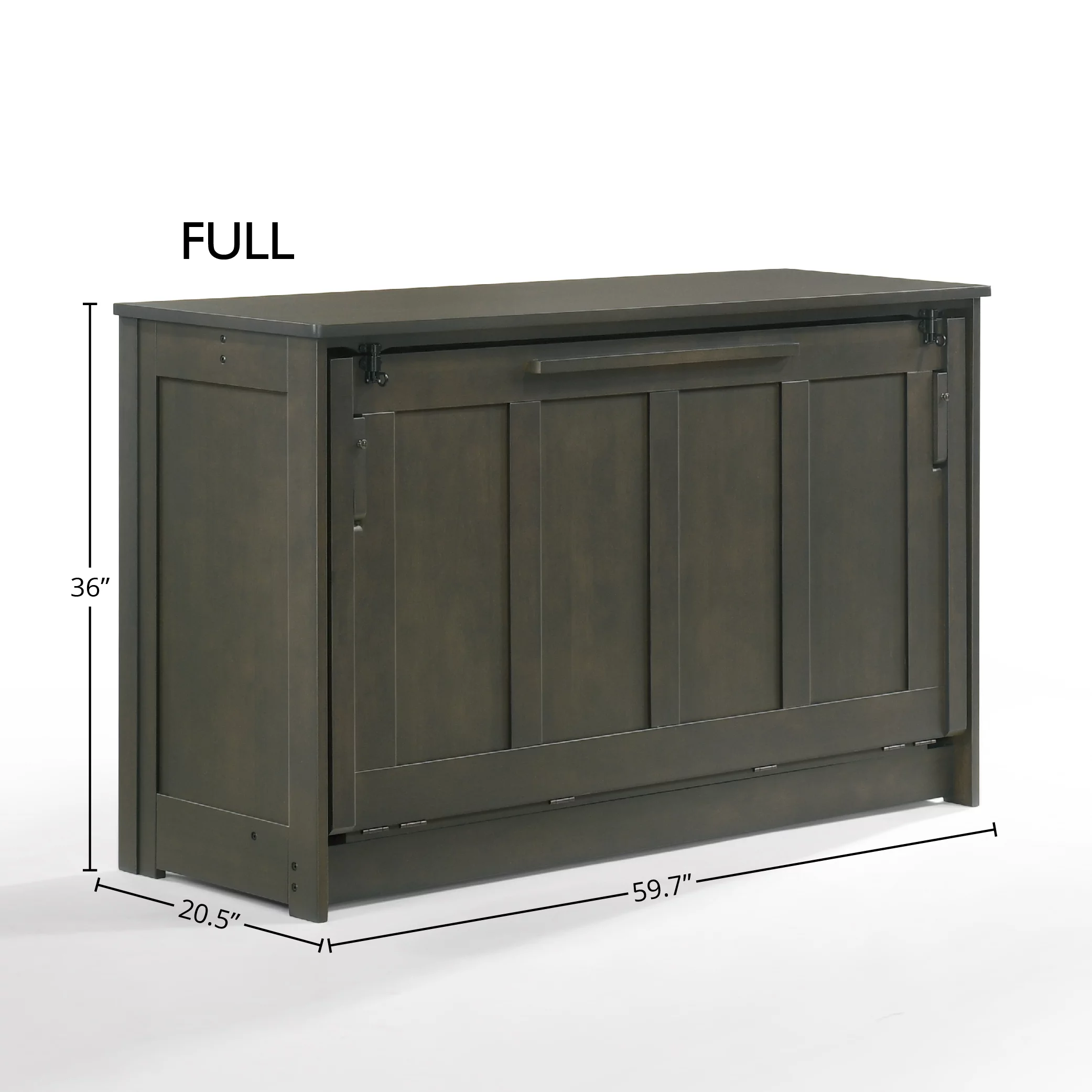 Orion Full Murphy Cabinet - Stonewash