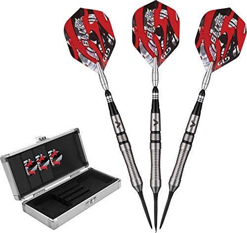 Viper Blitz 95% Tungsten Steel Tip Darts with Storage/Travel Case, 22 Grams