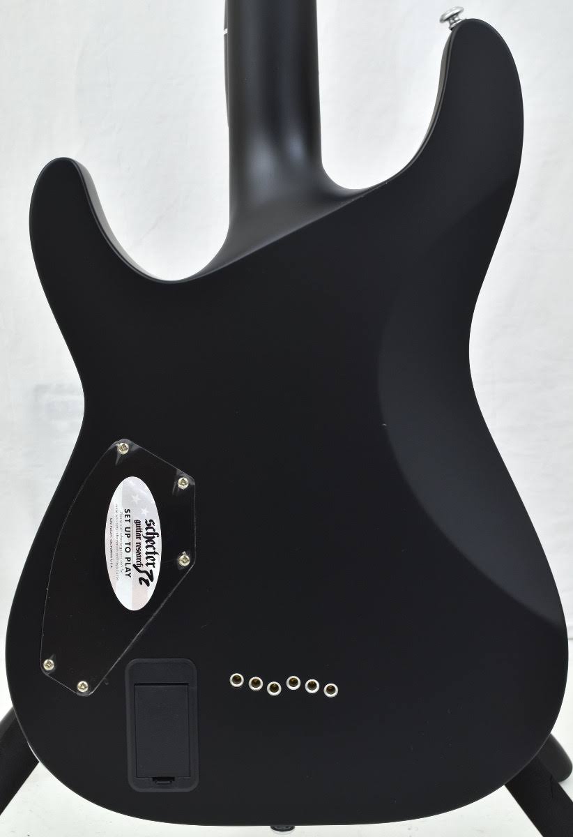Schecter C-1 Platinum Electric Guitar (Satin Black)