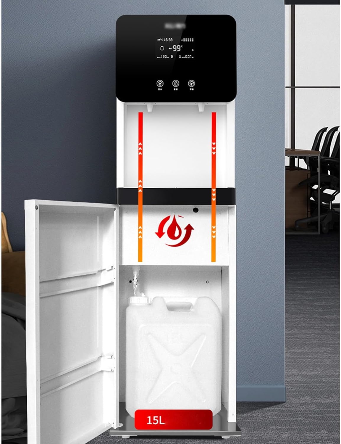 Water Dispenser Commercial Vertical Water Dispenser Office Direct Water Dispenser Cold and Hot Integrated Intelligent Automatic Electric Water
