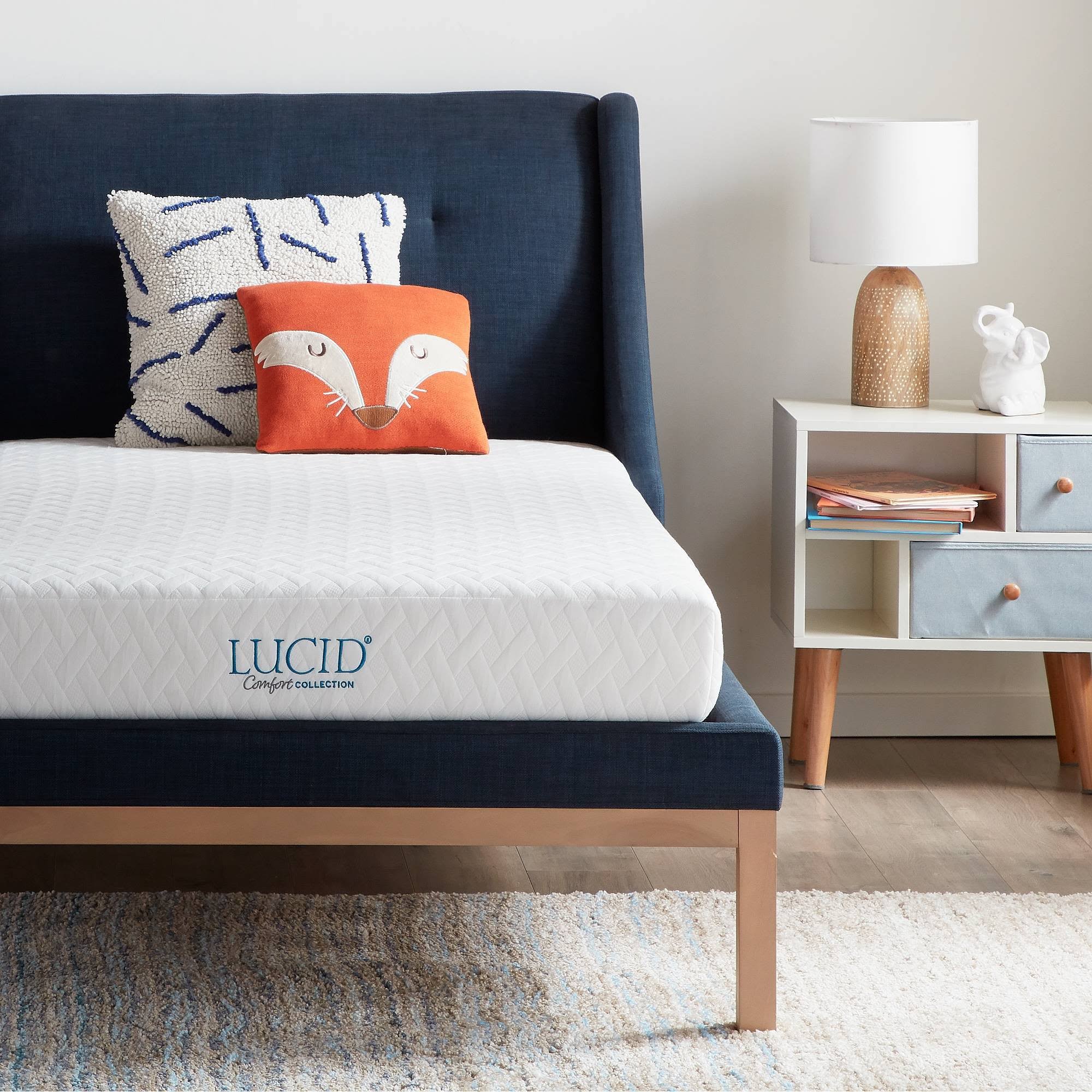 Lucid Comfort Collection 5x22 Gel Memory Foam Mattress - Twin