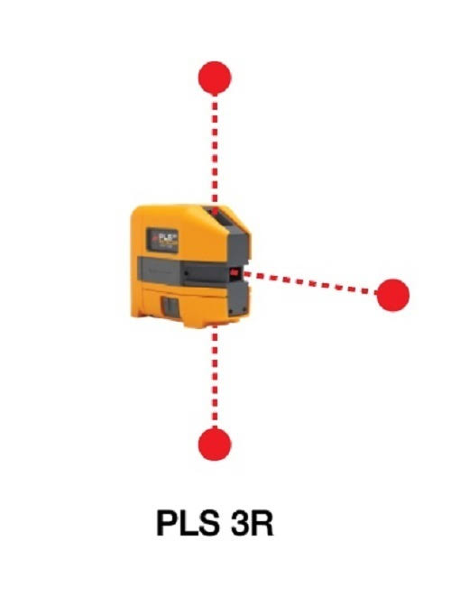 Pacific Laser Systems 3-Point Red Laser Bare Tool Pls 3R Z