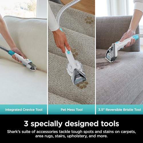 Shark StainStriker Portable Carpet Upholstery & Area Rug Cleaner, Bonus XL Tool & Full-Size Cleaning Solution, Stain & Odor Remover