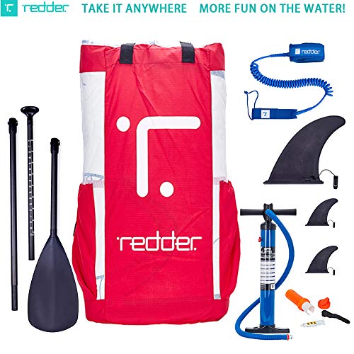 redder Stand Up Paddle Board Inflatable SUP Board for Kids and Adult Stand Up Paddling Board with Leash, Paddle, Backpack, Pump, Repair Kit