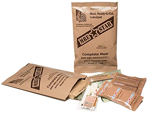 MRE Meals Emergency Food Supply Military Camping Survival Case of 12 Meals mfg. 2021 Prepper Prepping Supplies