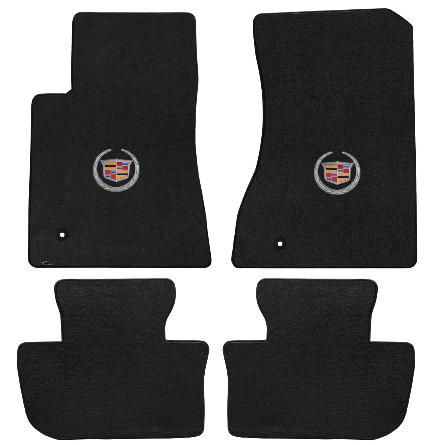 Lloyd Mats Custom Fit Floor Mats for Cadillac CTS 2WD Coupe 2011-2014 LogoMat 4Pc Set Charcoal - Curated Treasures Market