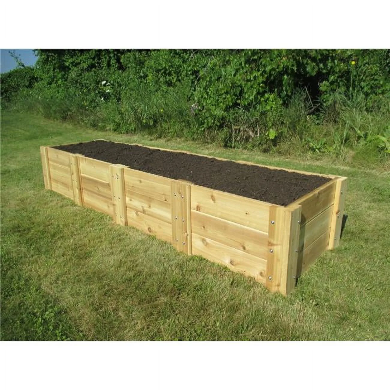 Infinite Cedar RB2x8x16.5 Deep Root Cedar Raised Garden Bed, 2 ft. x 8 ft. x 16.5 in. - Curated Treasures Market