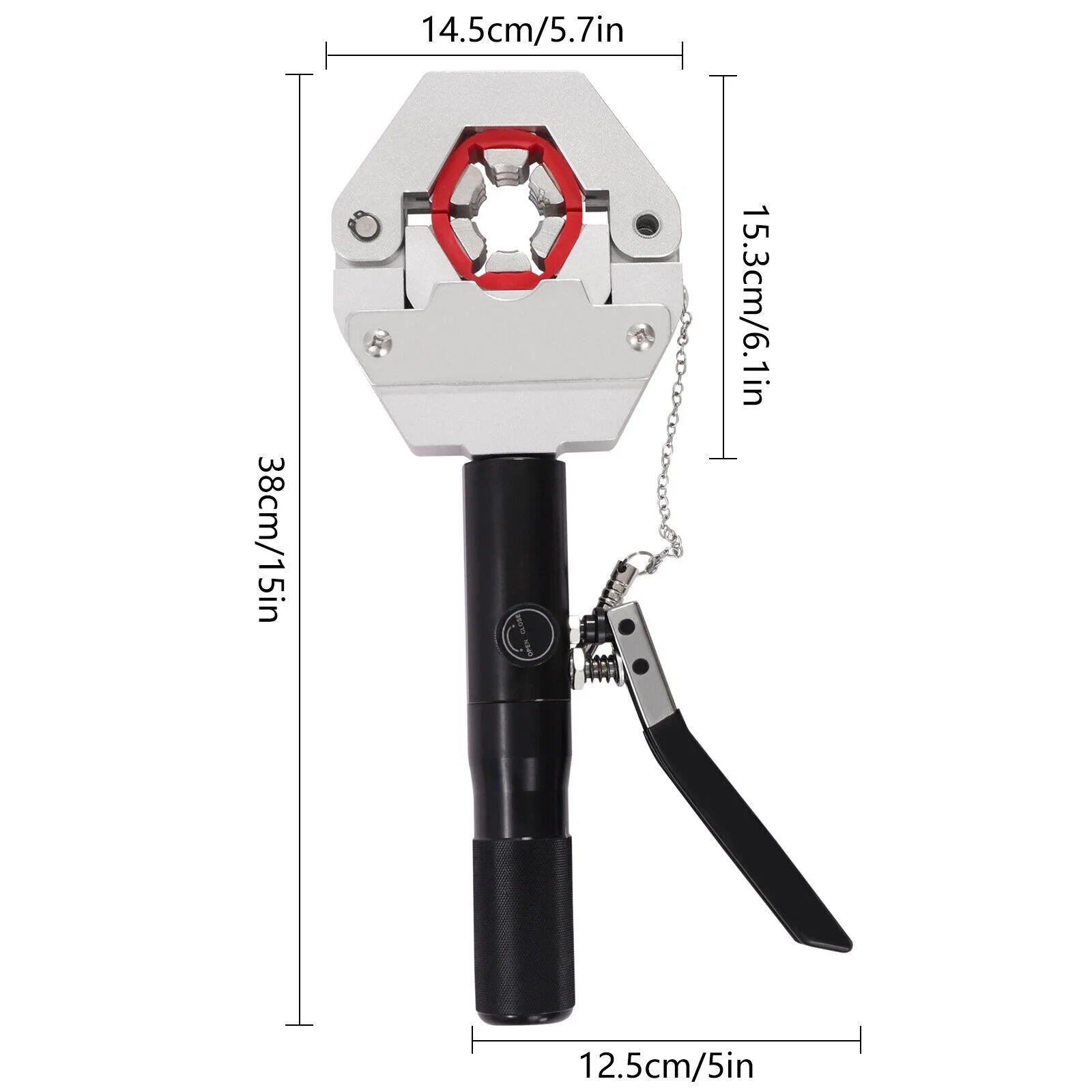MONIPA Hydraulic A/C Hose Crimper Hydraulic A/C Crimping Tool For Air Conditioning Hose