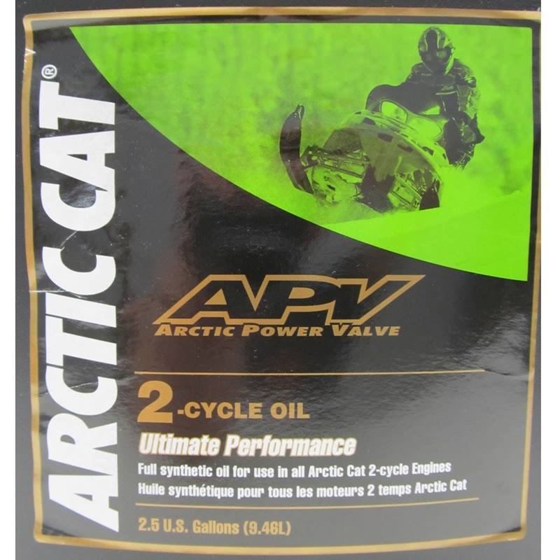 Arctic Cat 4639-347 APV Synthetic 2-Cycle Engine Ultimate Performance Oil 2.5 Gallon