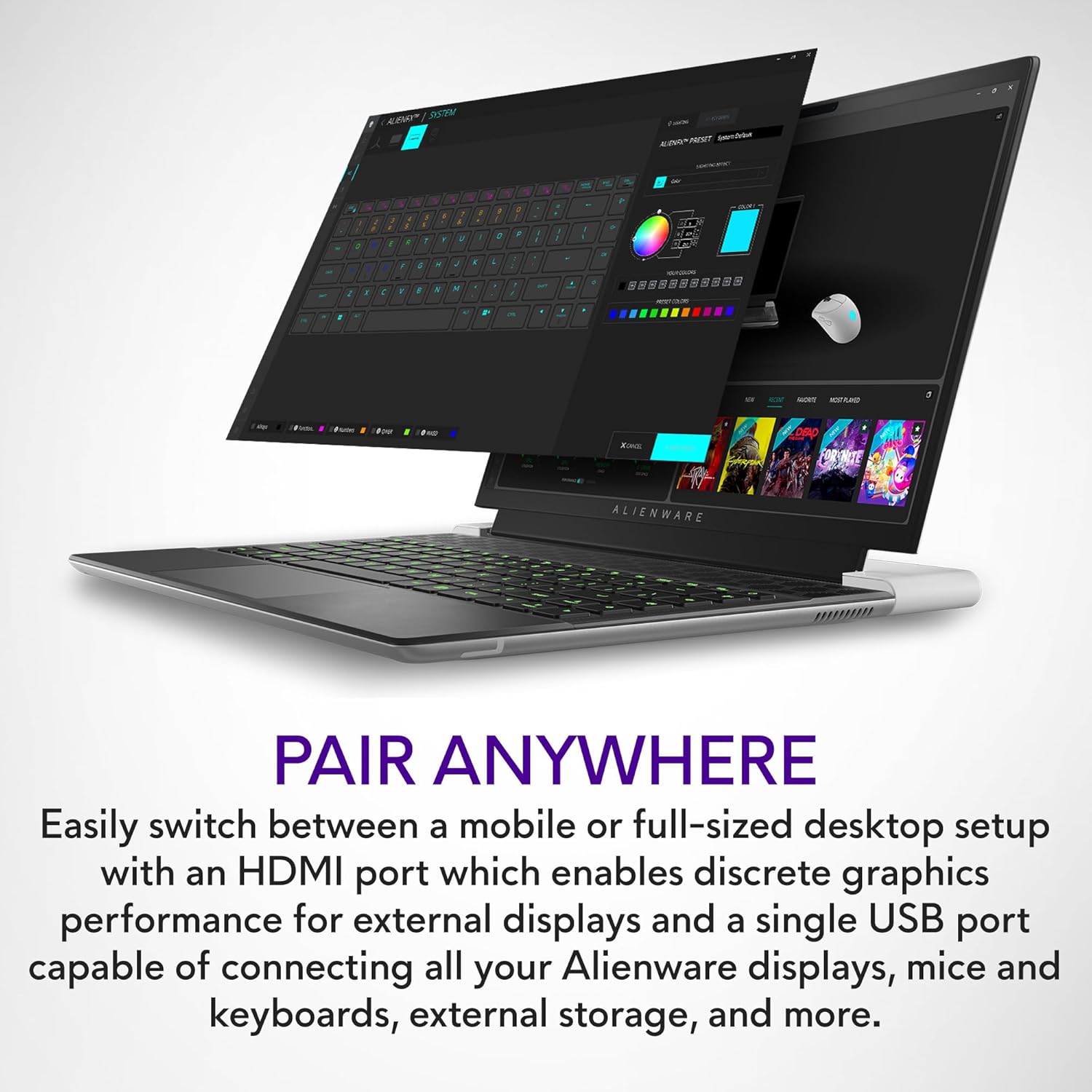 Alienware x14 R2 Gaming Laptop 14" QHD+ 165Hz G-Sync, Intel Core i7-13620H, NVIDIA GeForce RTX 4060 8GB, 32GB RAM, 1TB SSD, Windows 11 Home