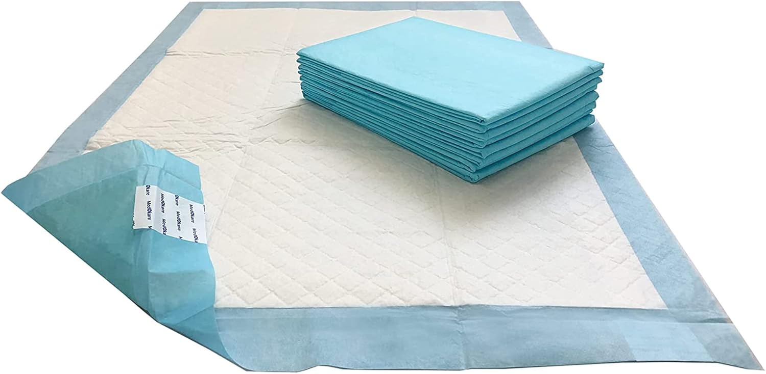 Medokare Disposable Bed Pads - Pack of 36, 36 x 24 Inch Absorbent Incontinence Bed Pads for Adults, Elderly and Kids