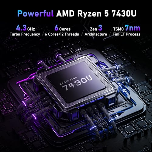 Gaming Laptop,15.6 Inch Laptop Computer,32GB RAM 1TB SSD,AMD Ryzen 5 7430U (up to 4.3Ghz,Beat 5700U),AMD Radeon Graphics,15.6&rdquo