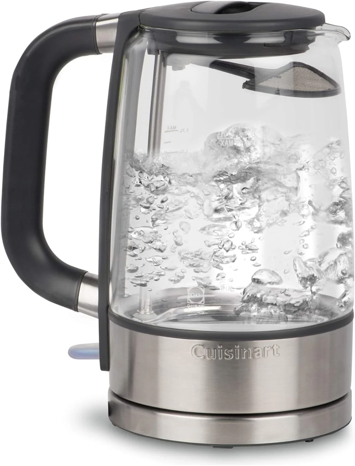 Cuisinart Glass Kettle: 1.7L, 1500W, brushed s/s | GK-17C