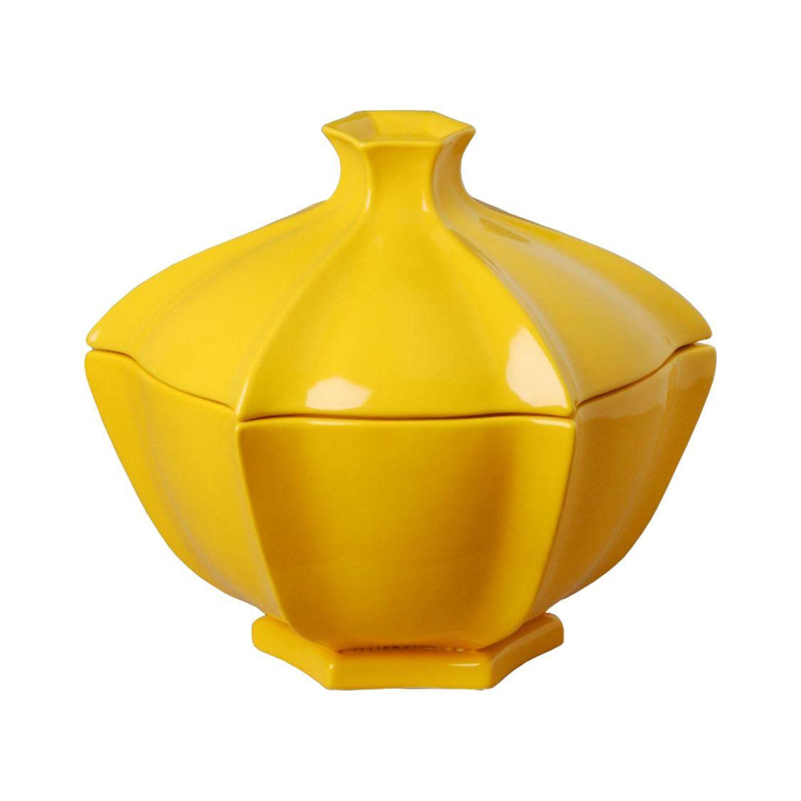 Emissary Pomegranate Covered Dish - Yellow