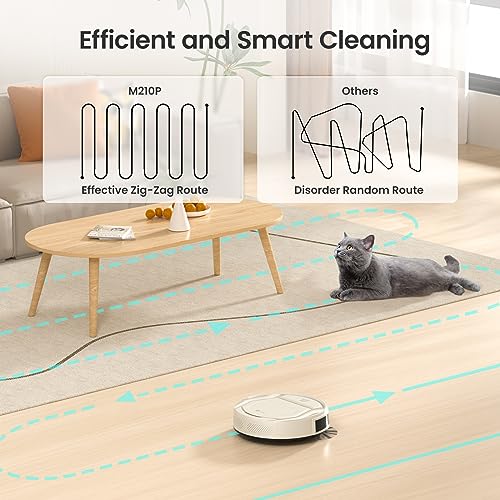 Lefant M3 Robot Vacuum, Robot Vacuum and Mop, 12000Pa Suction, Anti-Tangle Brushes, Dual Spinning Mop, Auto Mop Washing, Drying, Self-Emptying