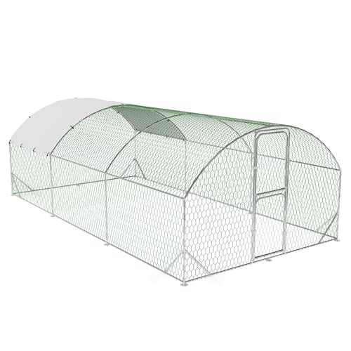 Large Metal Chicken Coop, Walk-in Poultry Cage