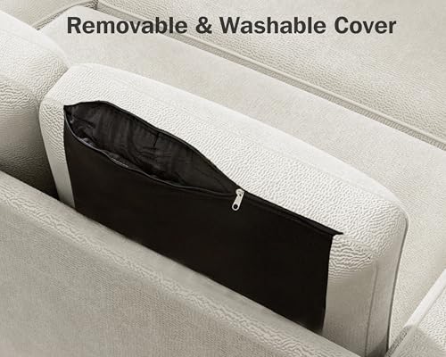 81" Sleeper Sofa Bed with Pull Out Bed, L Shaped Couch Sectional Sleeper Sofa, Pull Out Couch with Reversible Storage Chaise, Side Pockets
