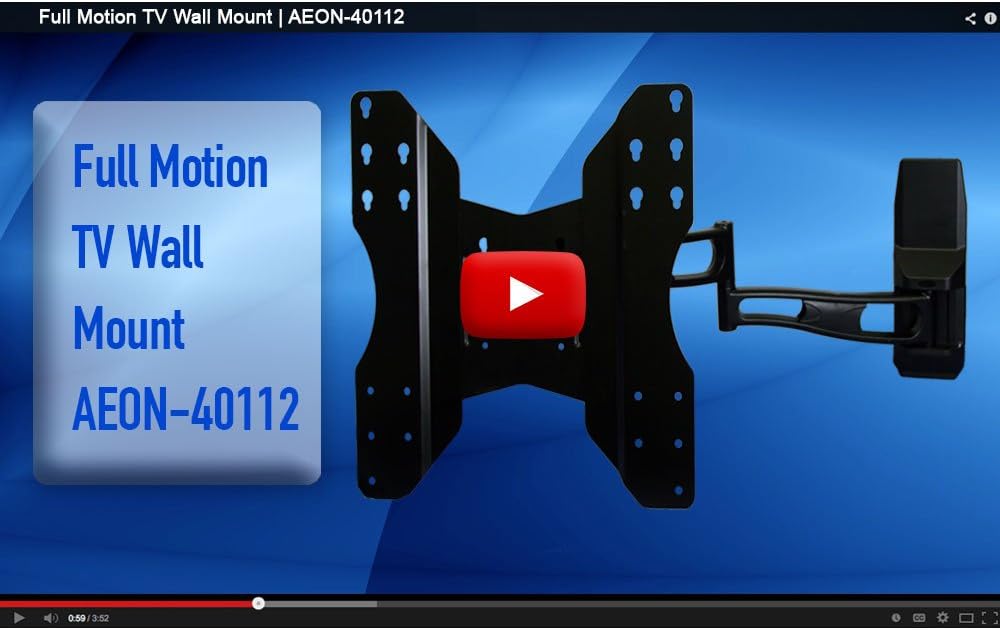 Full Motion Wall Mount with 29-Inch Extension for 32 to 65-Inch TV