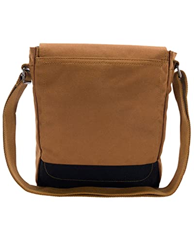 Carhartt Women's Crossbody Snap Bag Durable Adjustable Crossbody Bag with Flap Over Snap Closure