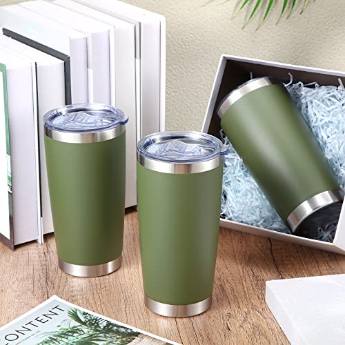 Sieral 36 Packs Stainless Steel Tumbler Bulk with Lid Vacuum Double Wall Insulated Travel Coffee Mug Powder Coated Tumbler Cup for Graduation Wedding