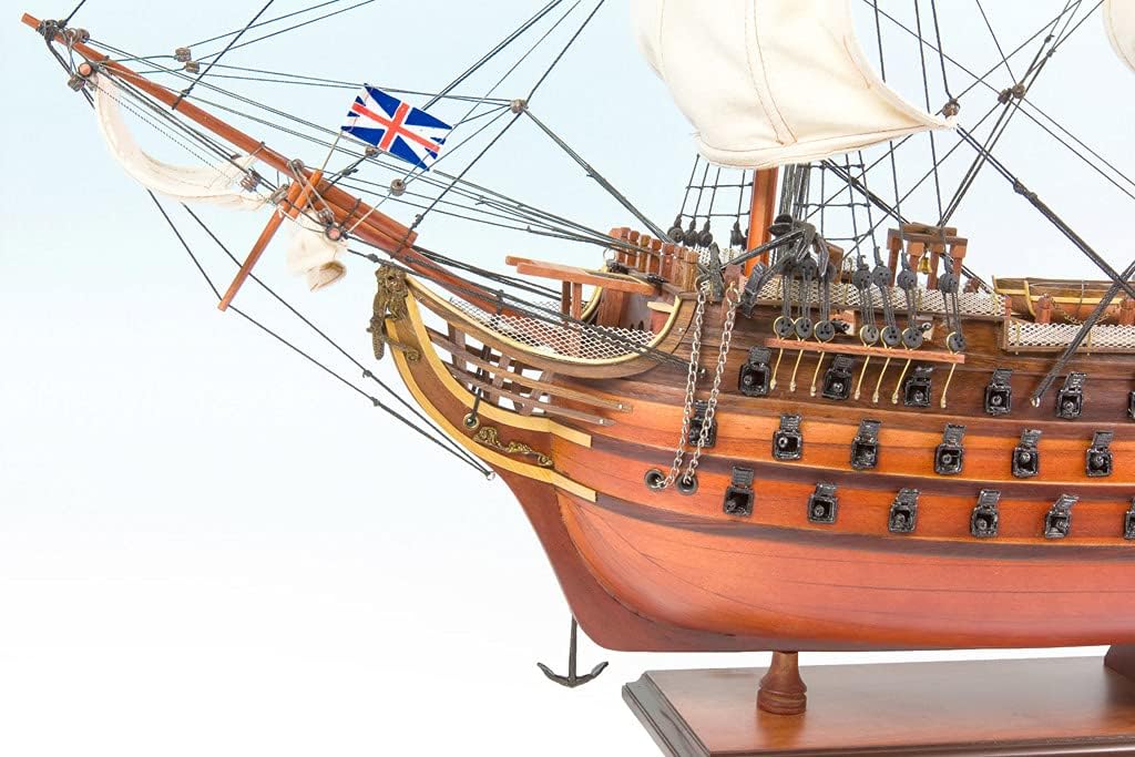 Seacraft Gallery HMS Victory Wooden Model Ship 37.4"- Fully Assembled Handcrafted Wooden Toy Ship Model - Wooden Large Model Ships